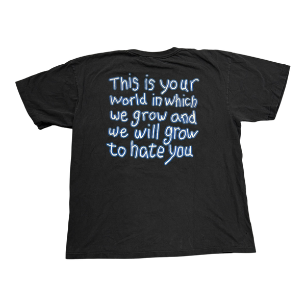 Vintage 1994 Marilyn Manson This Is Your World T-Shirt Faded Black