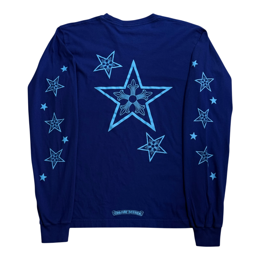 Chrome Hearts Star L/S T-shirt Blue