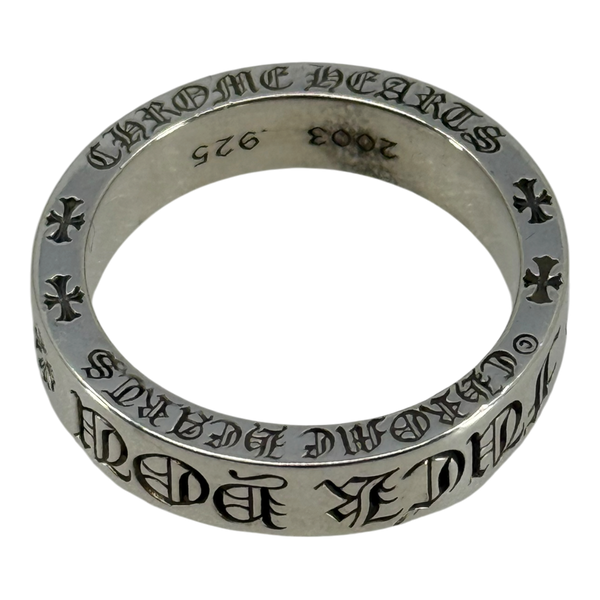 Chrome Hearts Silver Fuck You Ring - US Size 12