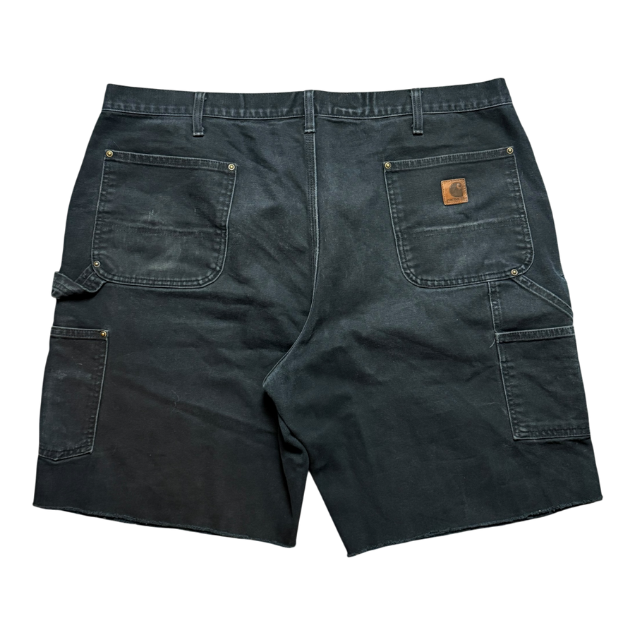 Vintage Carhartt Double Knee Carpenter Shorts Washed Black