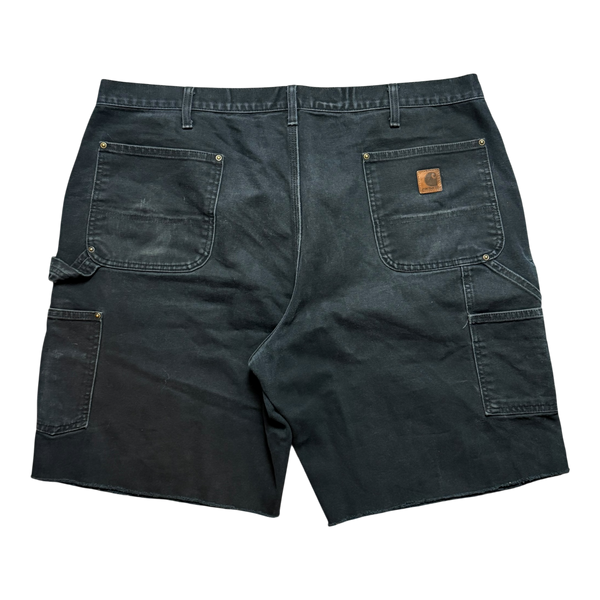 Vintage Carhartt Double Knee Carpenter Shorts Washed Black