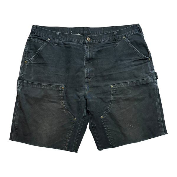 Vintage Carhartt Double Knee Carpenter Shorts Washed Black