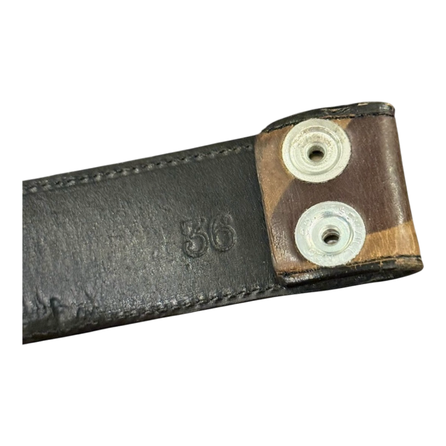 Chrome Hearts Camo Leather Belt Strap - Size 36