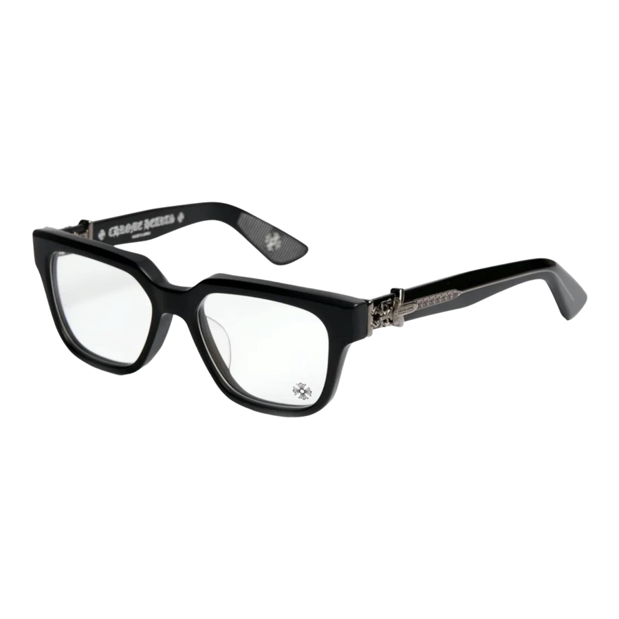 Chrome Hearts Vagillionaire II Black/Silver Glasses
