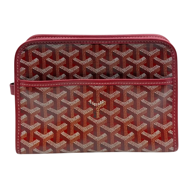 Goyard Jouvence Toiletry Bag PM Red