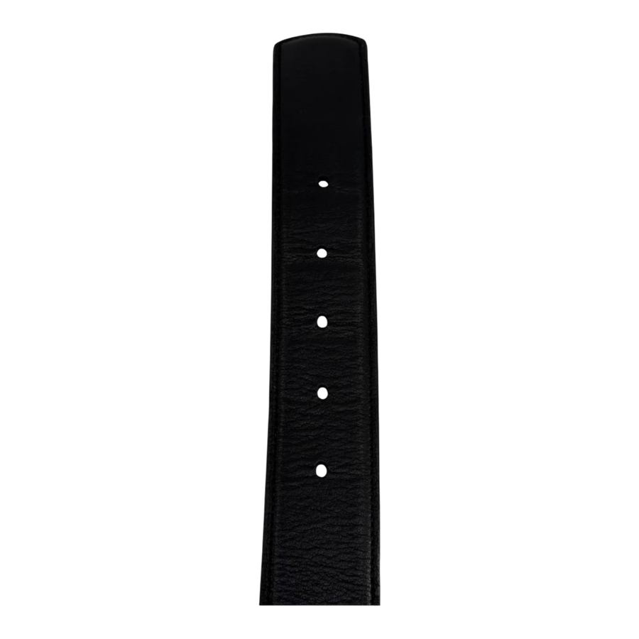 Chrome Hearts Black Leather Belt Strap - Size 32
