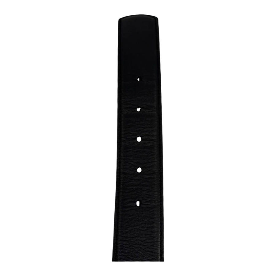 Chrome Hearts Black Leather Belt Strap - Size 32