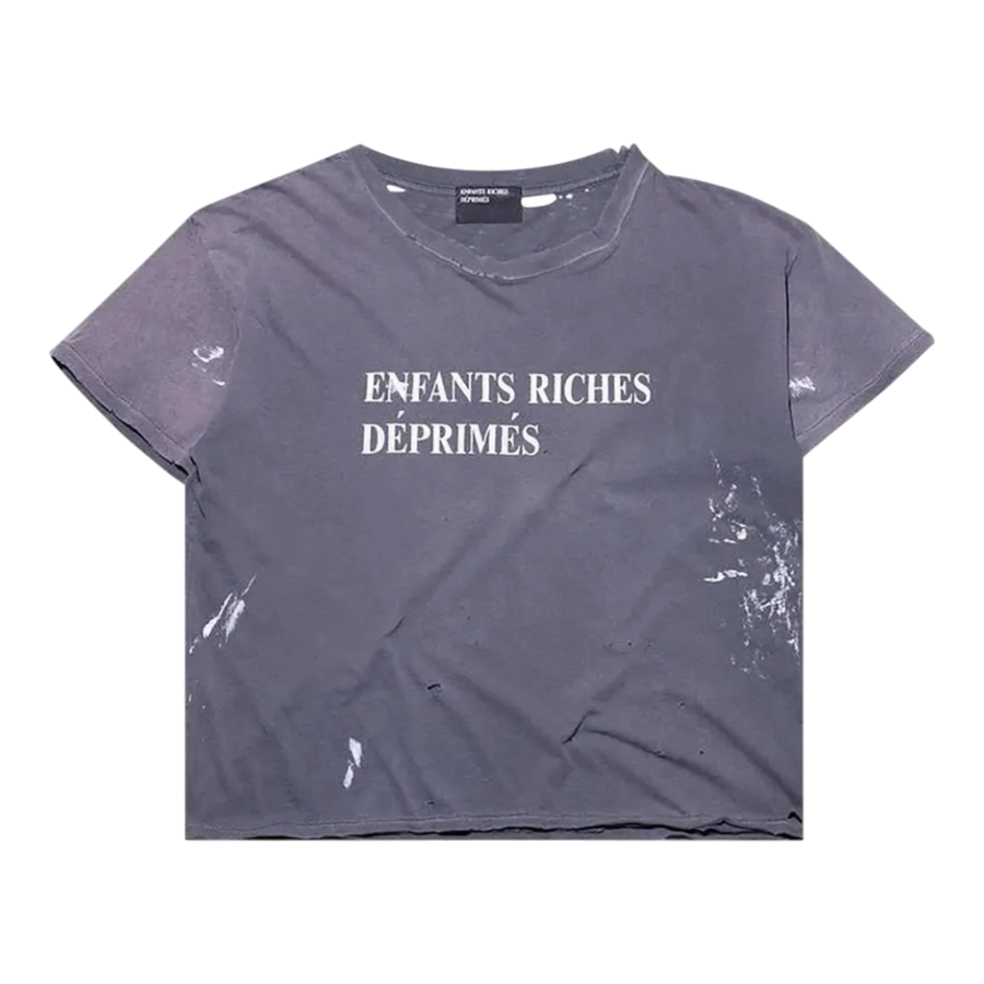 Enfants Riches Déprimés Classic Logo T-Shirt Paint Grey