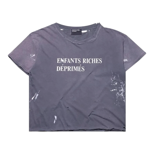 Enfants Riches Déprimés Classic Logo T-Shirt Paint Grey