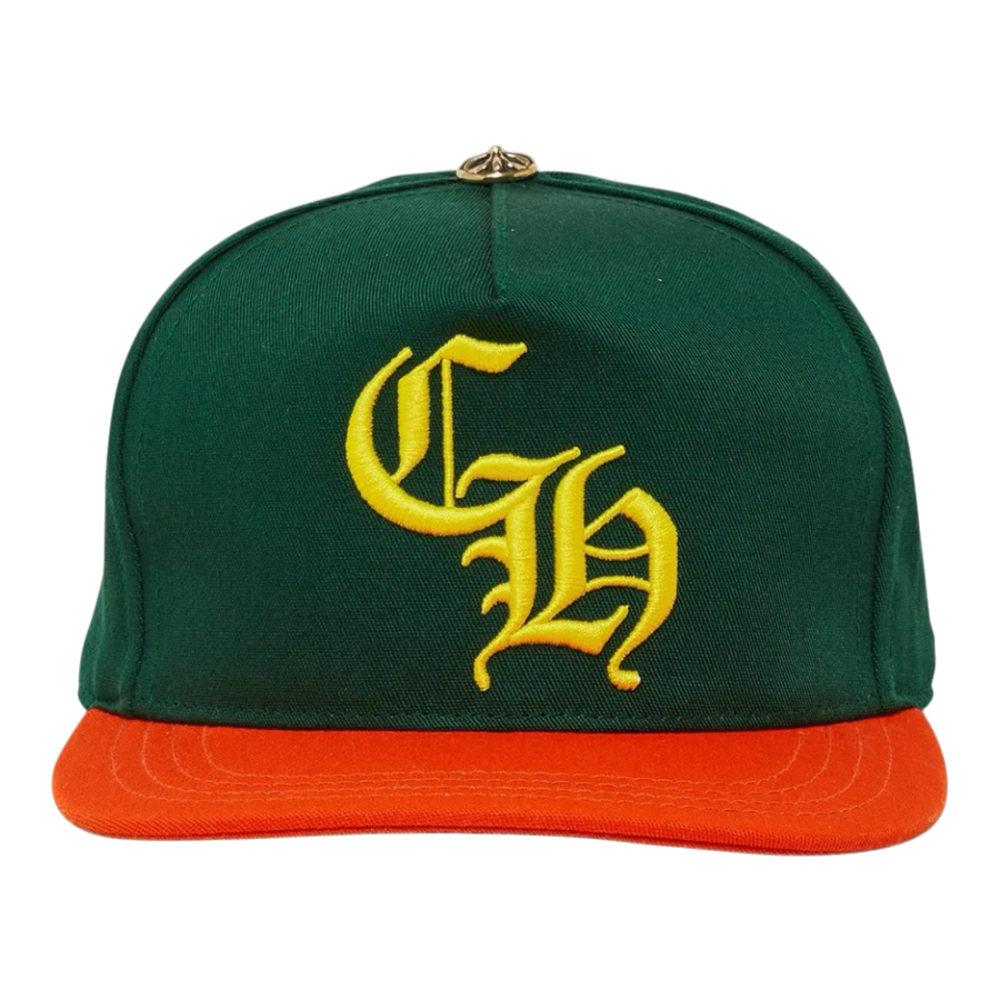 Chrome Hearts Miami Art Basel Exclusive Baseball Hat Green/Orange/Gold