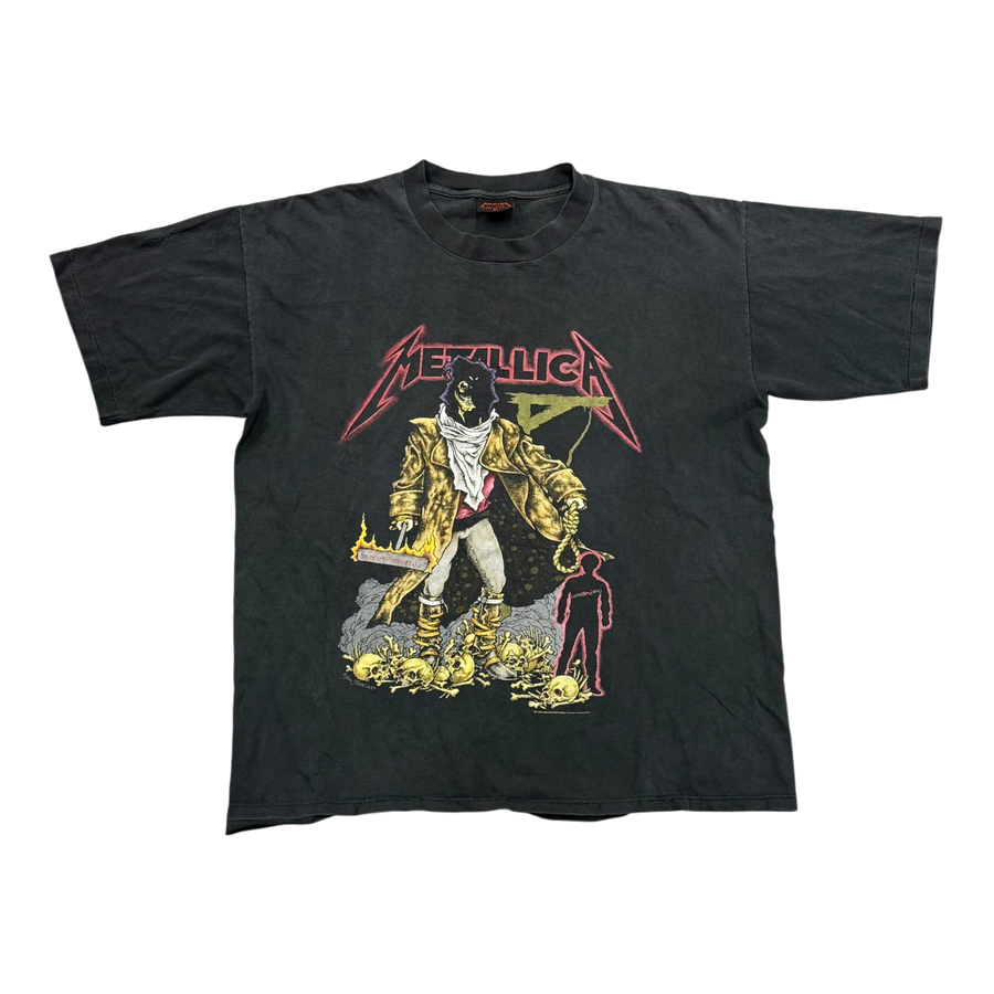 Vintage 1994 Metallica So Dub Thee Unforgiven T-Shirt Faded Black