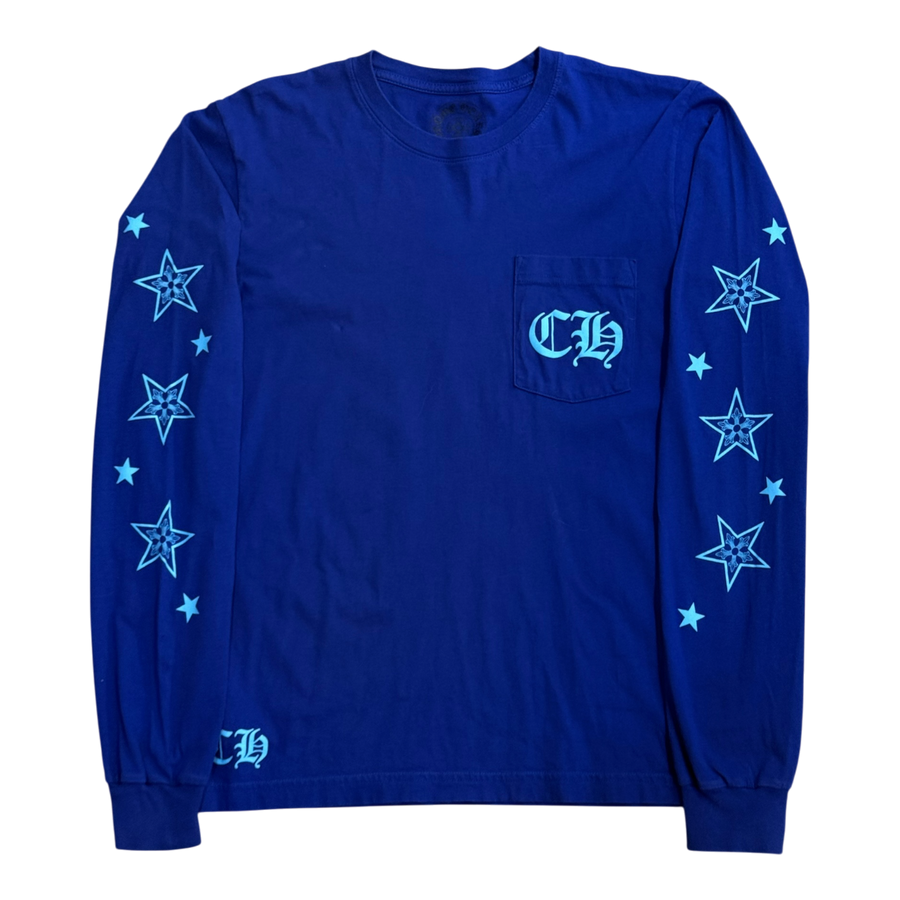 Chrome Hearts Star L/S T-shirt Blue