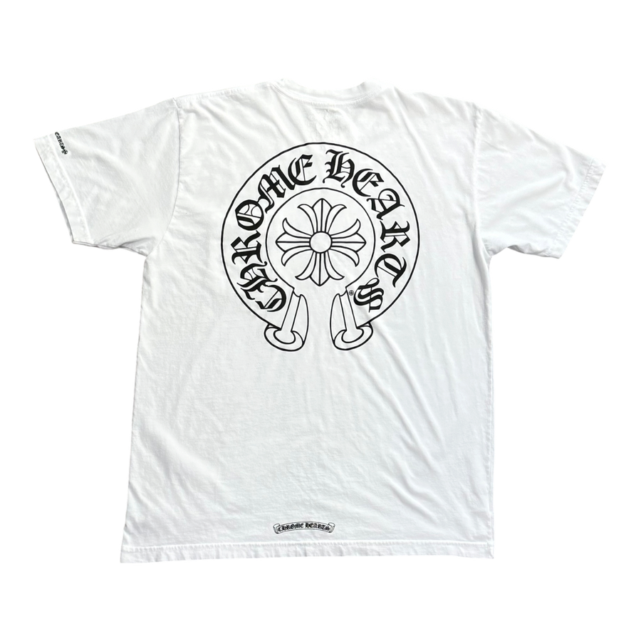 Chrome Hearts Horse Shoe Logo Pocket T-Shirt White