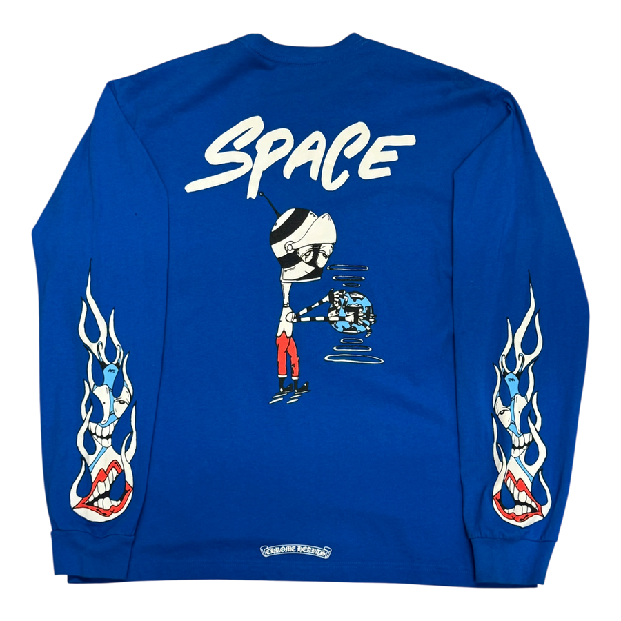 Chrome Hearts Matty Boy Space L/S T-shirt Blue