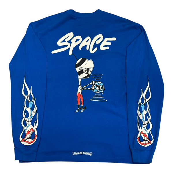 Chrome Hearts Matty Boy Space L/S T-shirt Blue