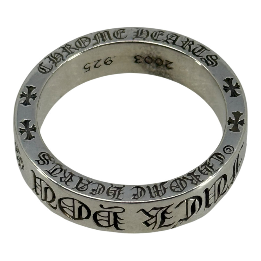 Chrome Hearts Silver Fuck You Ring - US Size 12