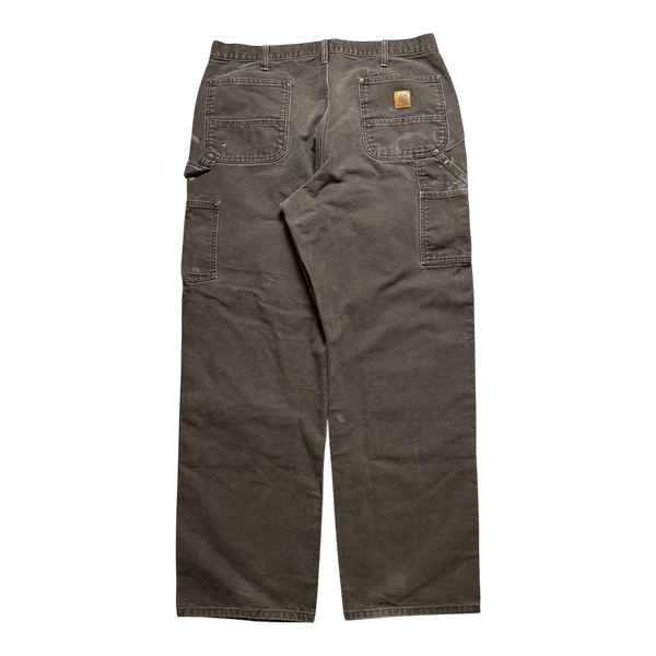 Vintage Carhartt Double Knee Carpenter Pants Brown