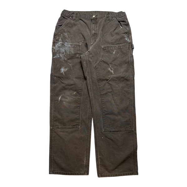 Vintage Carhartt Double Knee Carpenter Pants Brown
