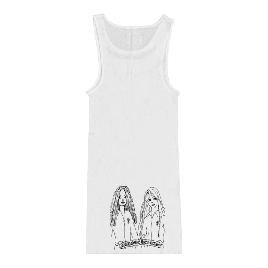 Chrome Hearts x Mayumi Tank Top White