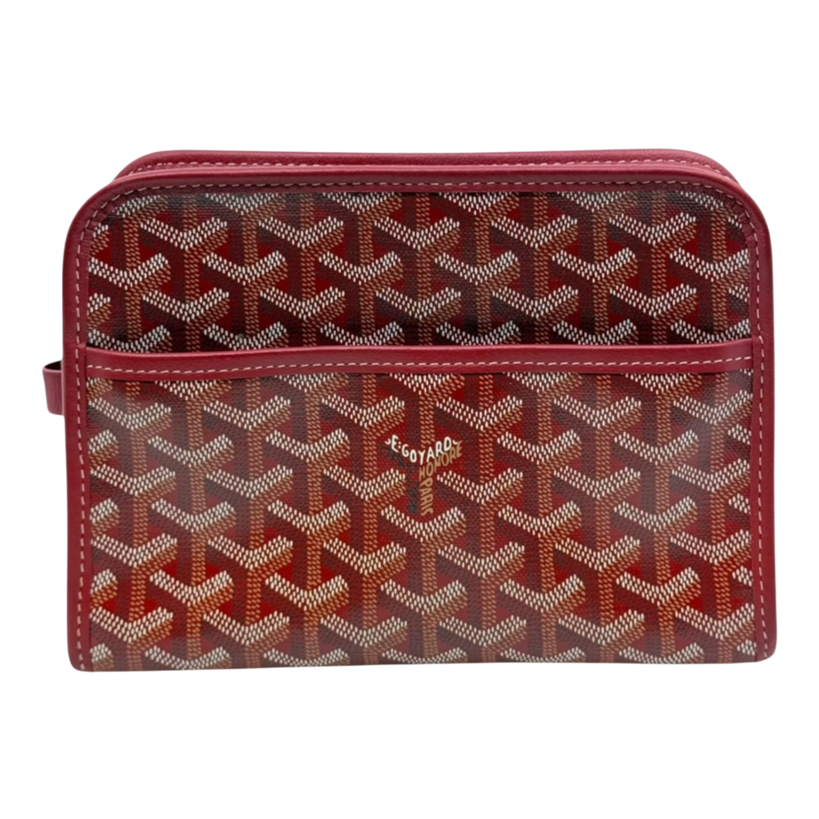 Goyard Jouvence Toiletry Bag PM Red