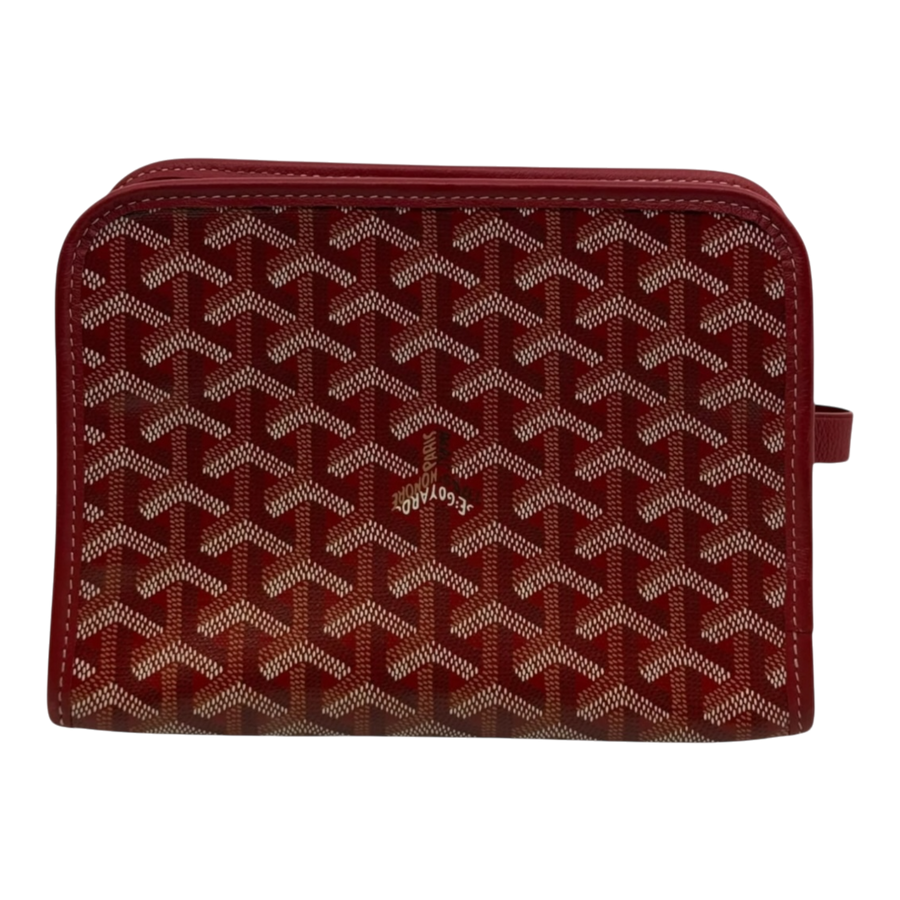 Goyard Jouvence Toiletry Bag PM Red