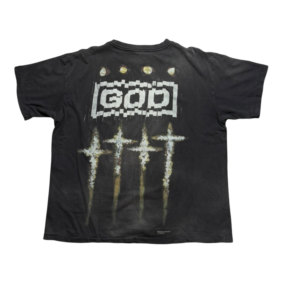 Saint Michael God Tee Black