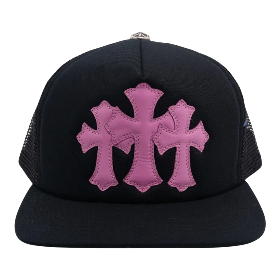 Chrome Hearts Cemetery Trucker Hat Black/Pink