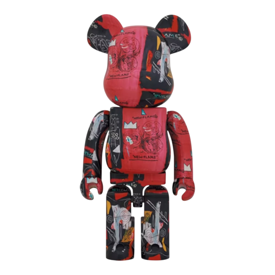 Bearbrick Andy Warhol x JEAN-MICHEL BASQUIAT #1 1000%