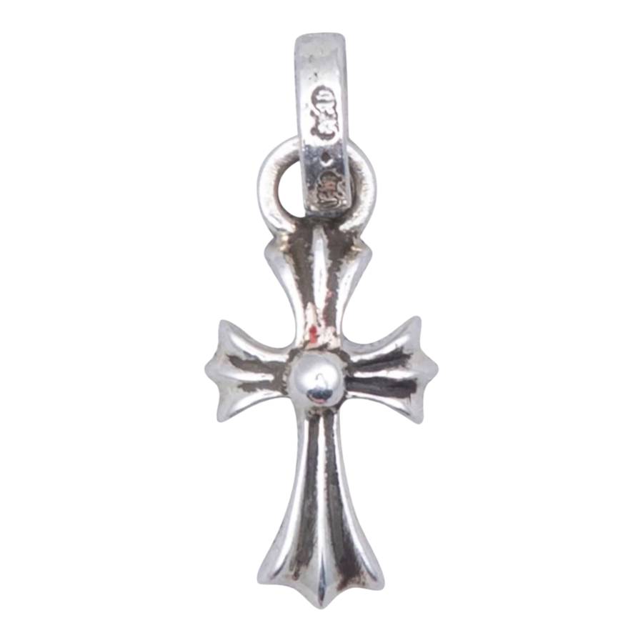 Chrome Hearts Pink Sapphire Pavé Baby Fat Charm Pendant