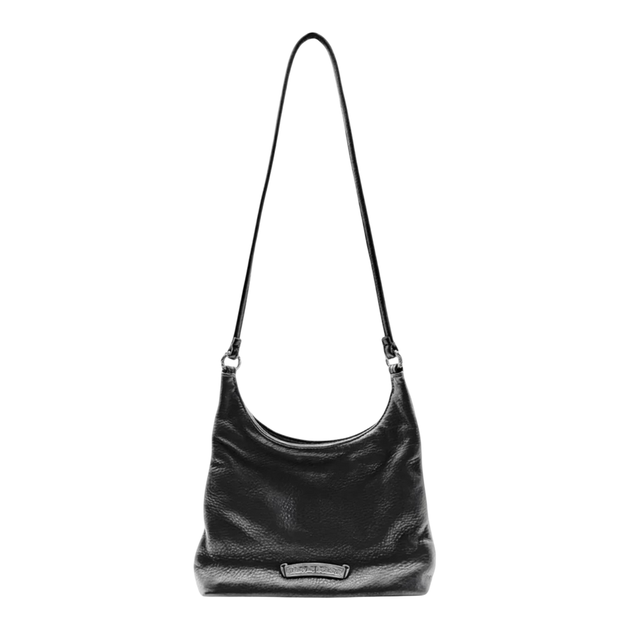 Chrome Hearts VIV Dagger Leather Shoulder Bag Black