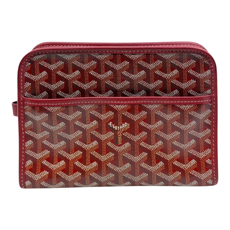 Goyard Jouvence Toiletry Bag PM Red