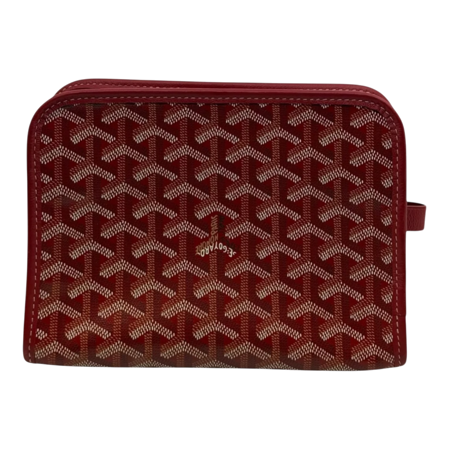 Goyard Jouvence Toiletry Bag PM Red