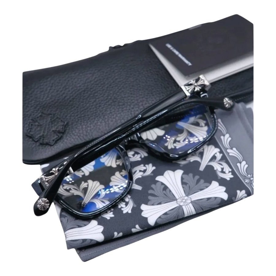 Chrome Hearts Cox Ucker Black/Silver Glasses