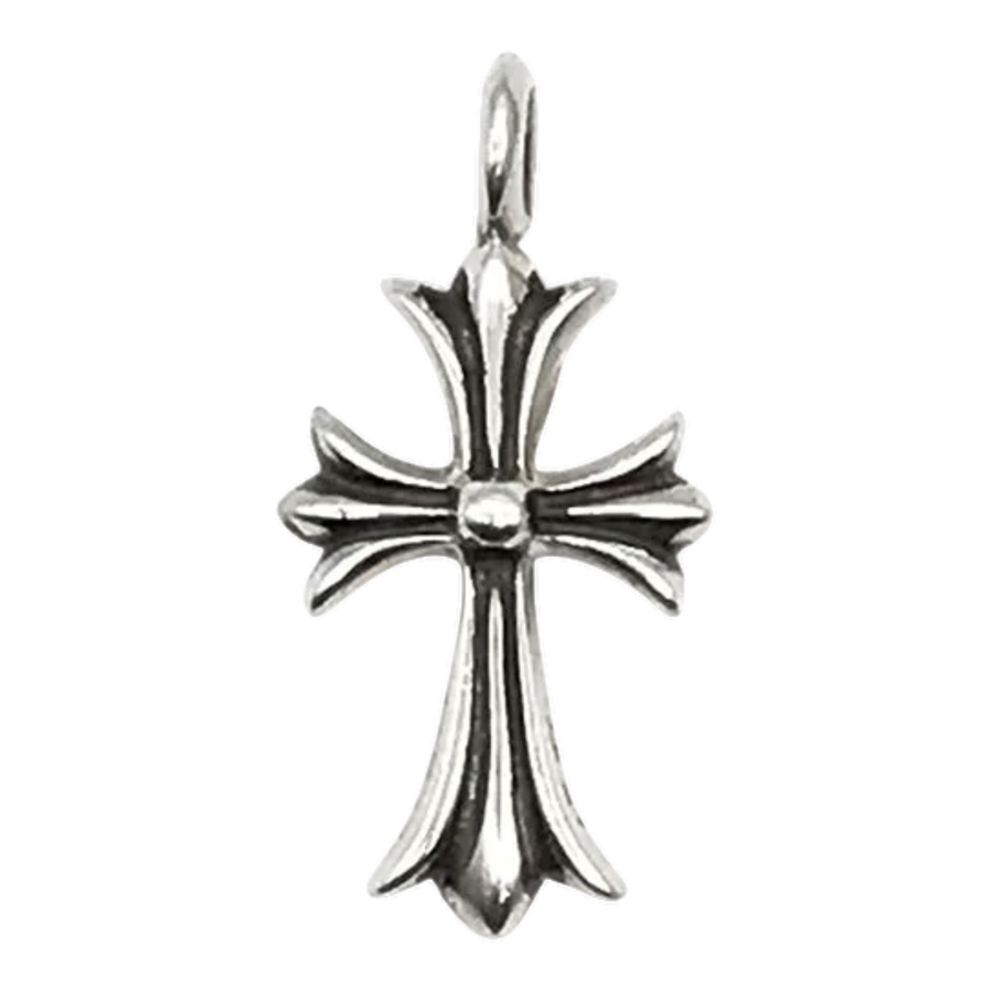 Chrome Hearts Tiny Fat Cross Pave Diamond Pendant