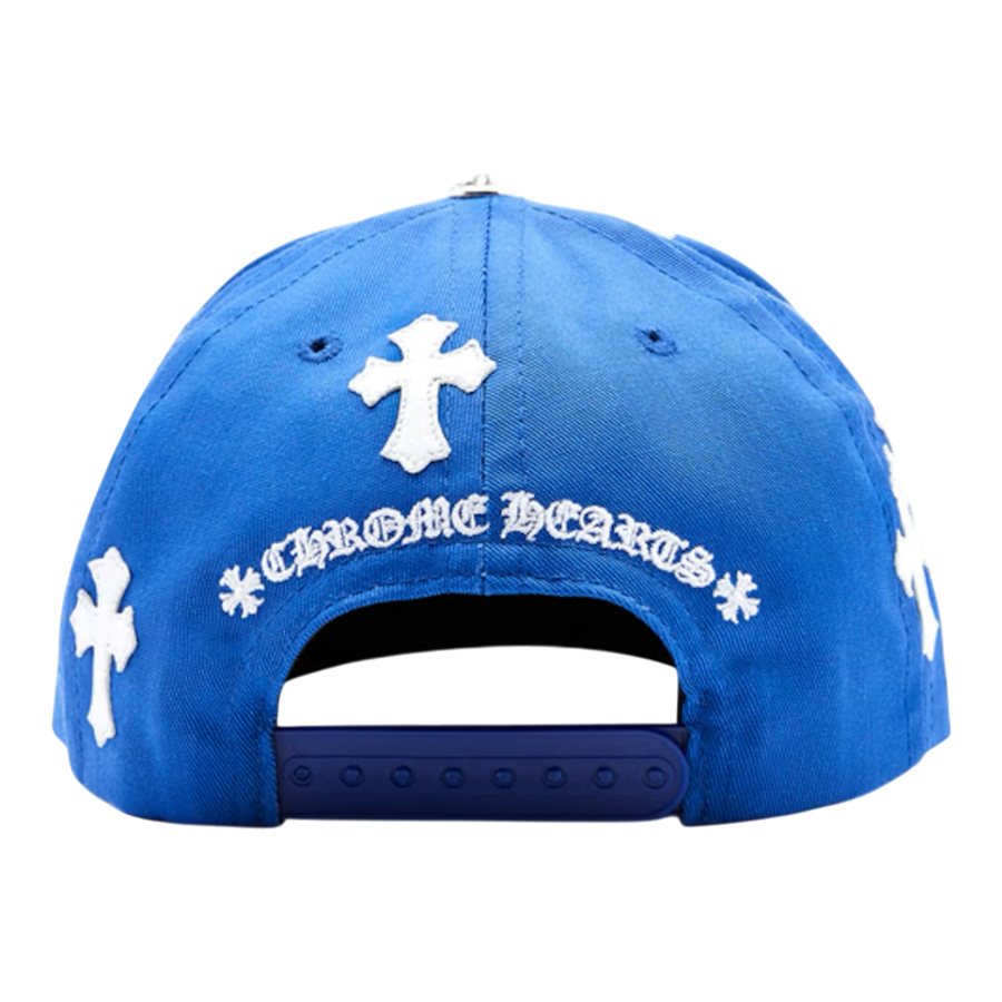 Chrome Hearts Cross Patch Baseball Hat Blue