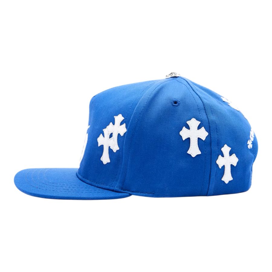 Chrome Hearts Cross Patch Baseball Hat Blue