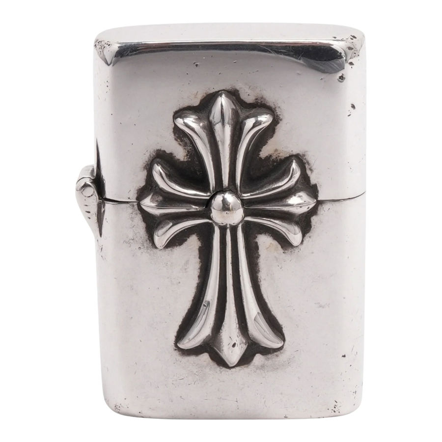 Chrome Hearts Silver 1997 Cross Zippo Lighter