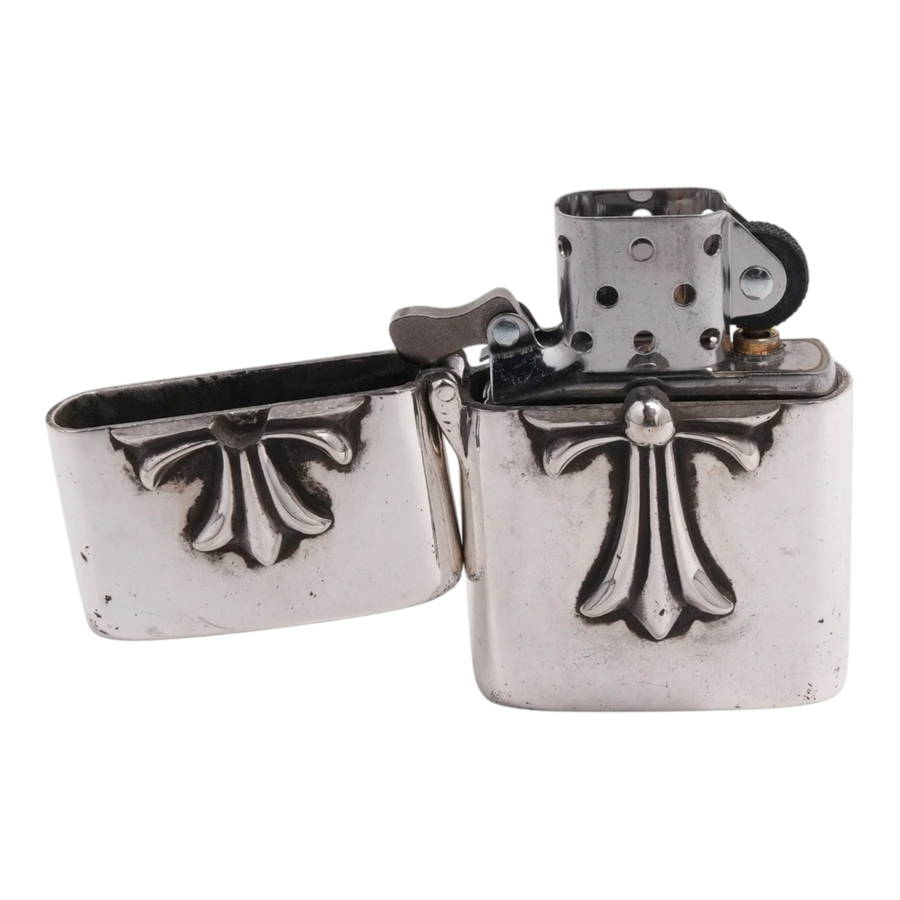 Chrome Hearts Silver 1997 Cross Zippo Lighter
